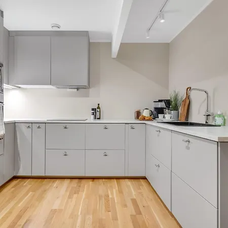 Arctic L & Mountain View 公寓 特罗姆瑟